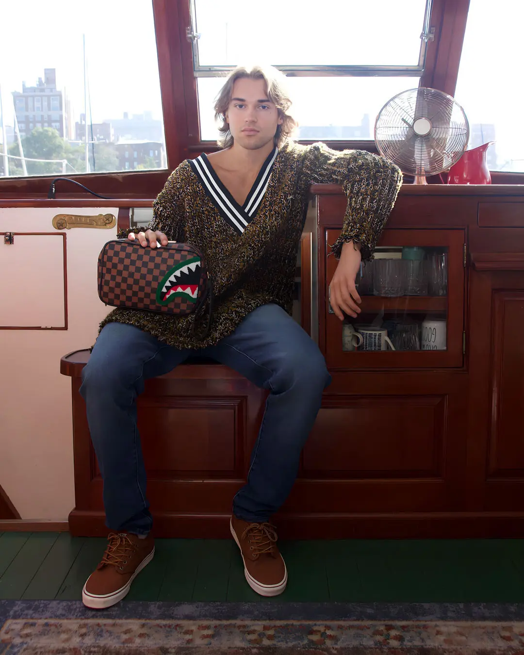 ROMEO AIR ITALIA SHARK TOILETRY BAG - Image 6