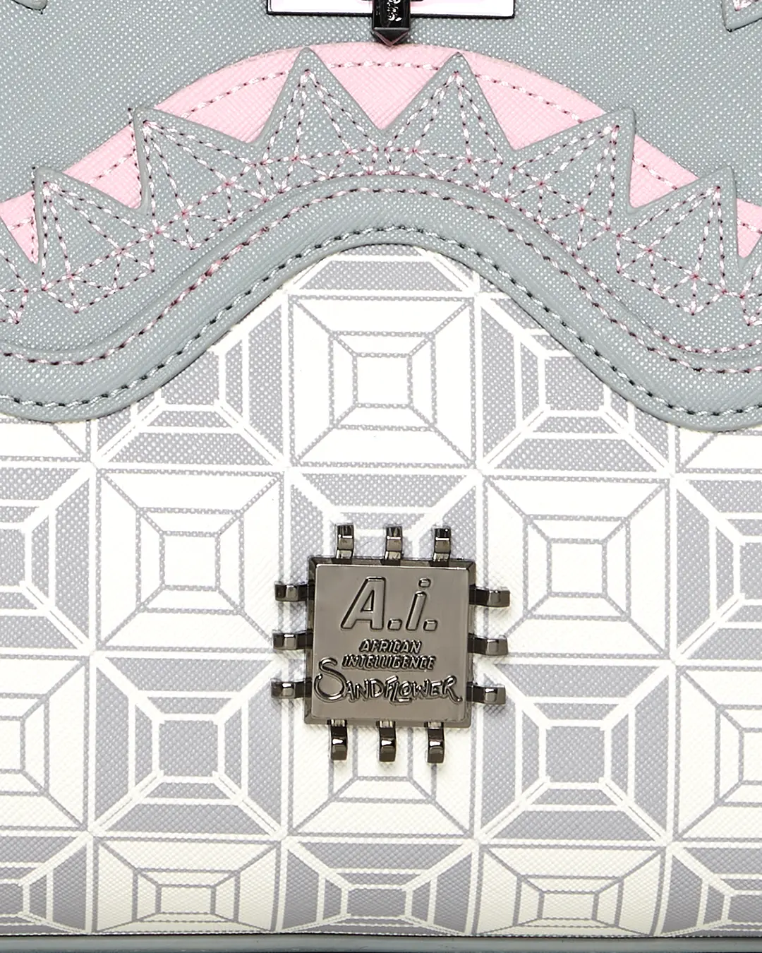 A.I.8 AFRICAN INTELLIGENCE BOOKED & BUSY SHARK HANDBAG - Image 12