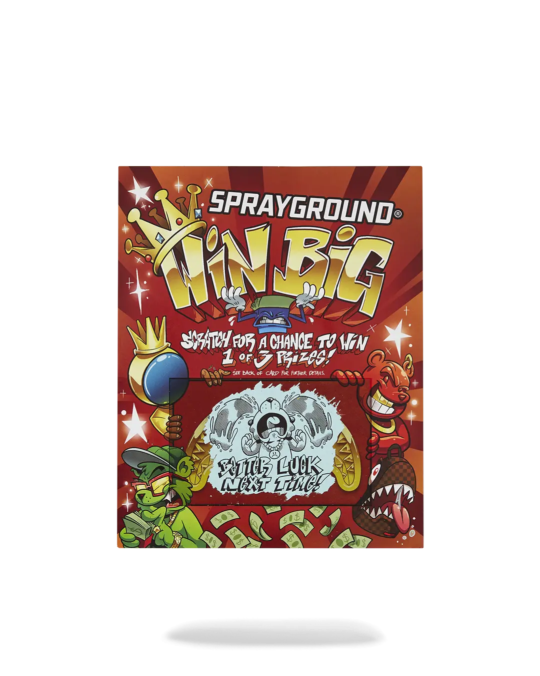 SPRAYGROUND SCRATCH OFF PLAYING CARD - WIN A BACKPACK, MONEYBEAR OR LUGGAGE! - Image 8