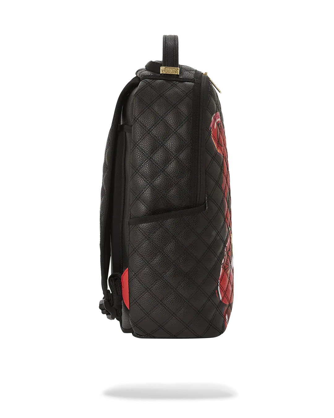 QUILT HAND PAINTED DIABLO BEAR BACKPACK (DLXV) - Image 5
