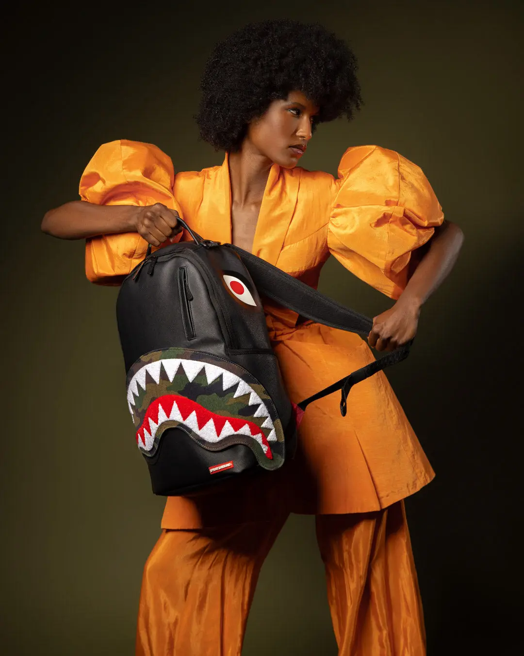 VELCRO SHARK - 3 INTERCHANGEABLE SHARKS BACKPACK (DLXV) - Image 6