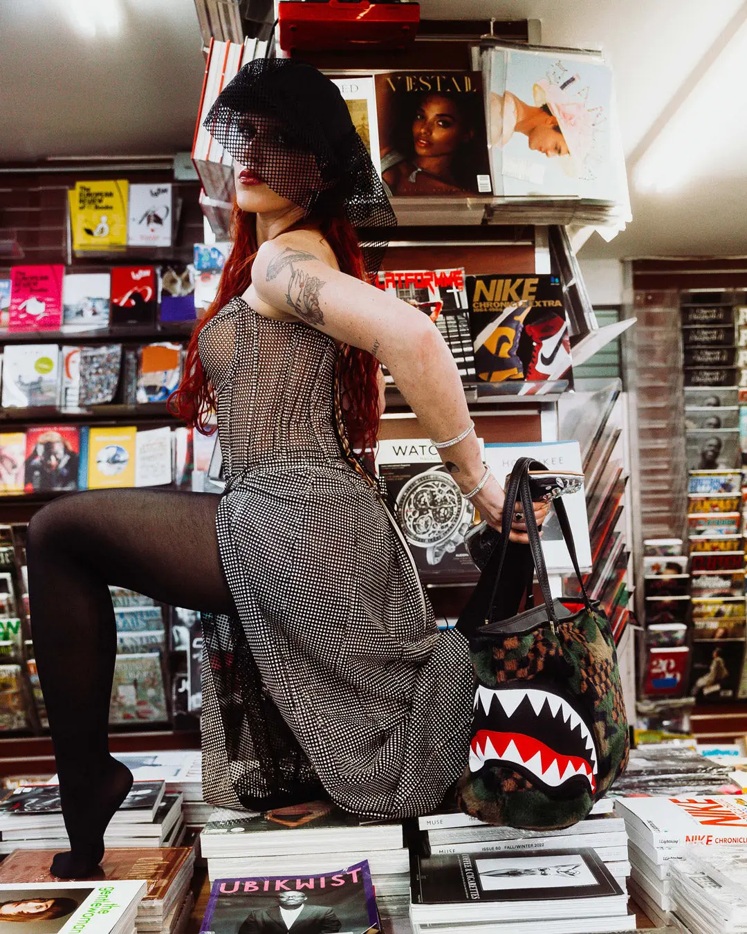 BIG SKY FUR SHARK TOTE - Image 4