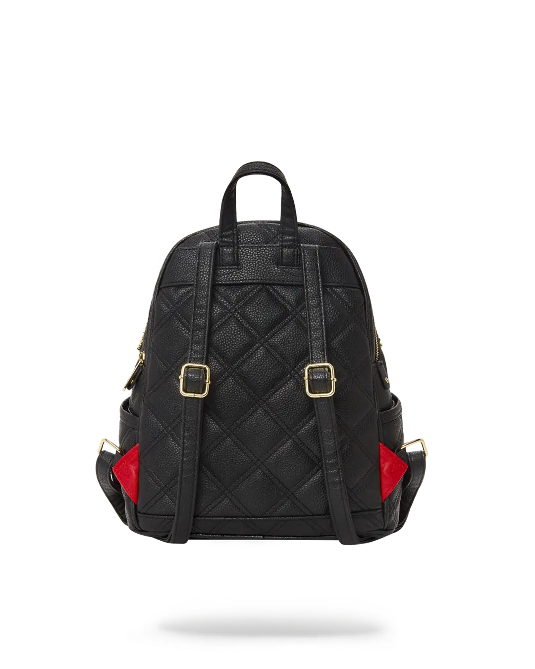 NOIR QUILT GOLD CHAIN SHARK SAVAGE BACKPACK - Image 3