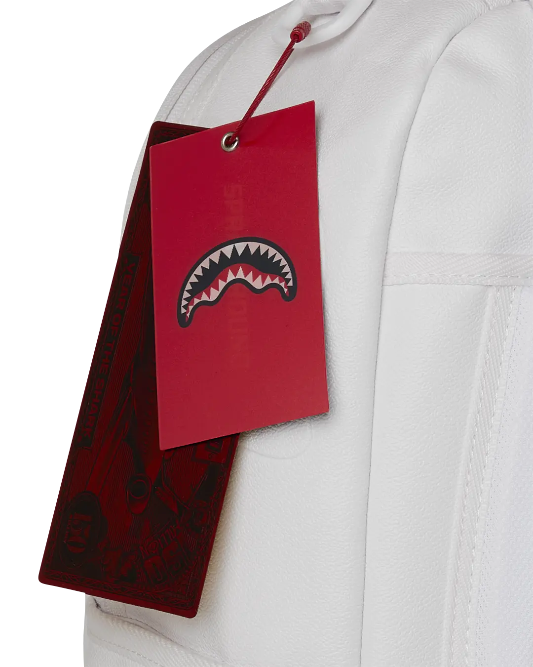 GOLD BRICK LUXE WHITE BACKPACK - Image 13
