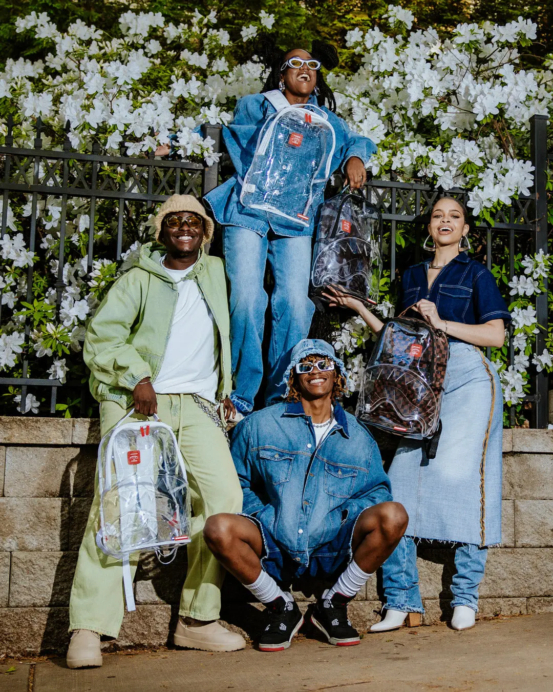 CLEAR VISION SHARKS IN PARIS - 100% ALL CLEAR DLX BACKPACK - Image 6