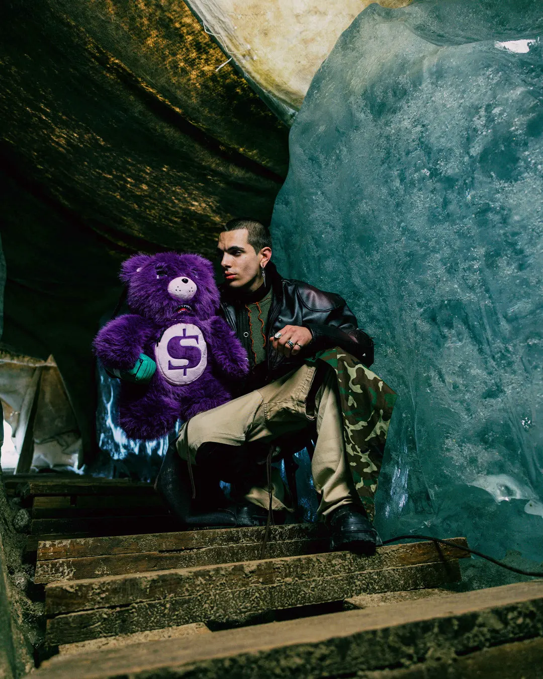FURZILLA SHARK (PURP) MONEYBEAR BACKPACK - Image 2