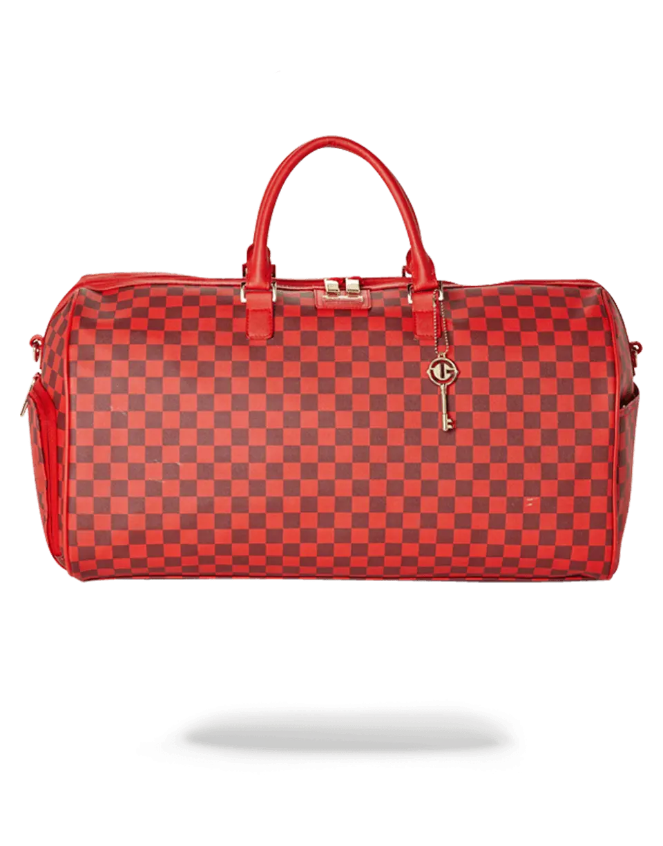 SHARKS IN PARIS DUFFLE (RED CHECKERED EDITION) - Image 3