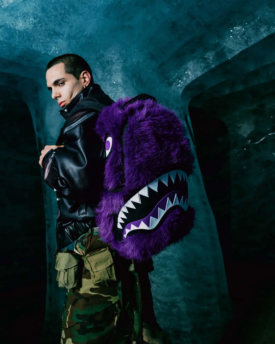 FURZILLA SHARK (PURP) BACKPACK - Image 4