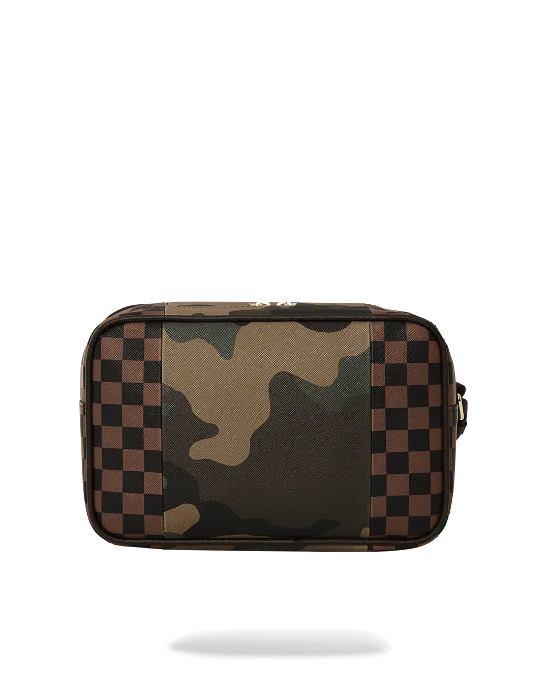 EXTERIOR GOLD ZIP POCKET SHARKS IN PARIS TOILETRY BRICKSIDE BAG - Image 3