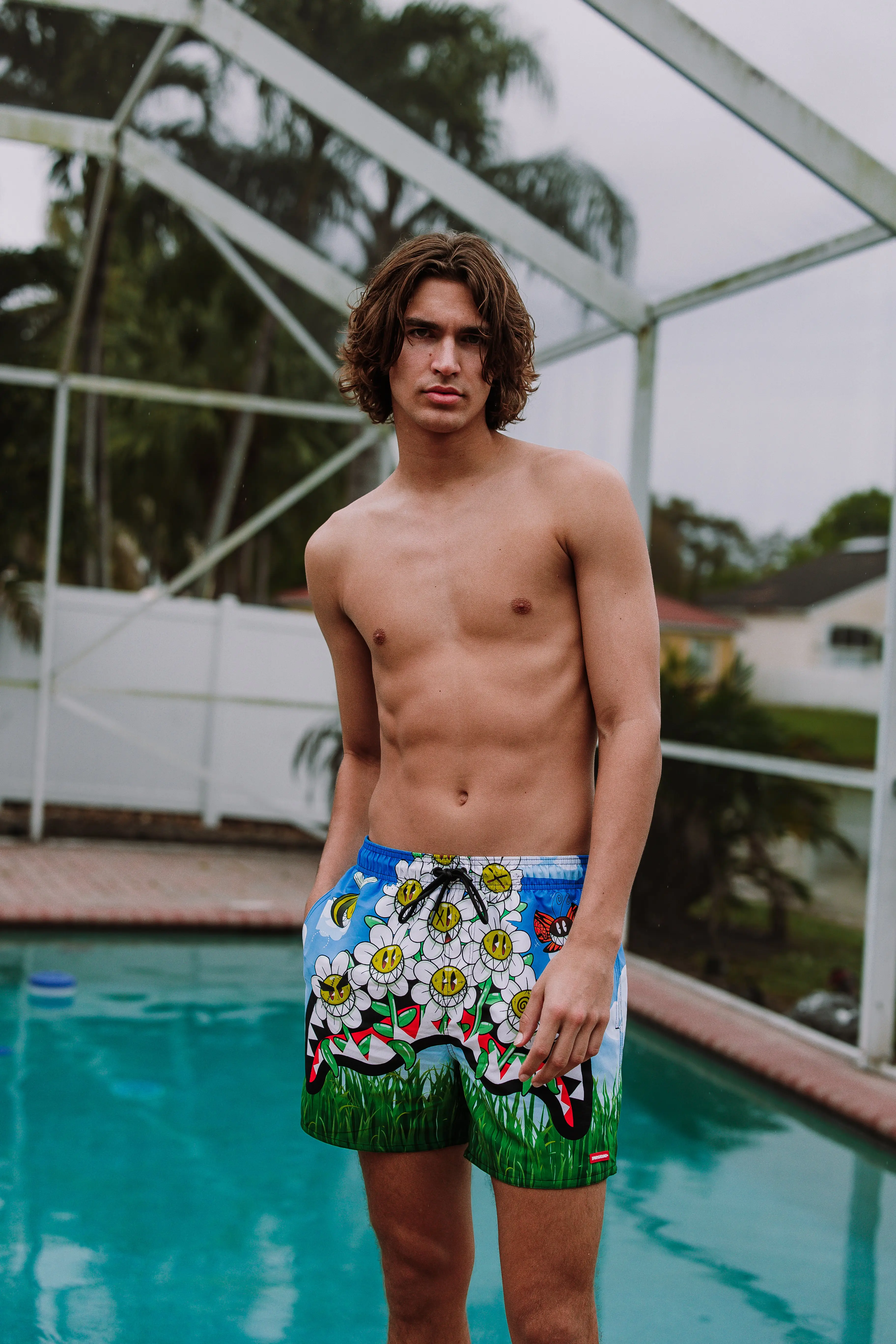 CRAZY DAISIES SWIM SHORTS - Image 6