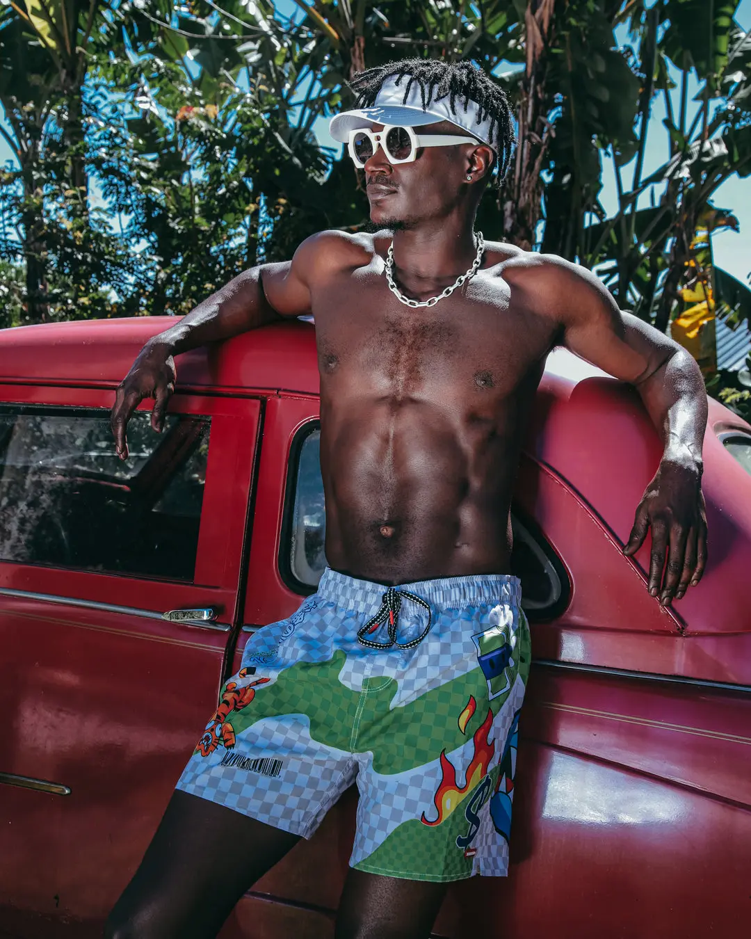 WTF ART SHOTO SWIM TRUNKS - Image 2