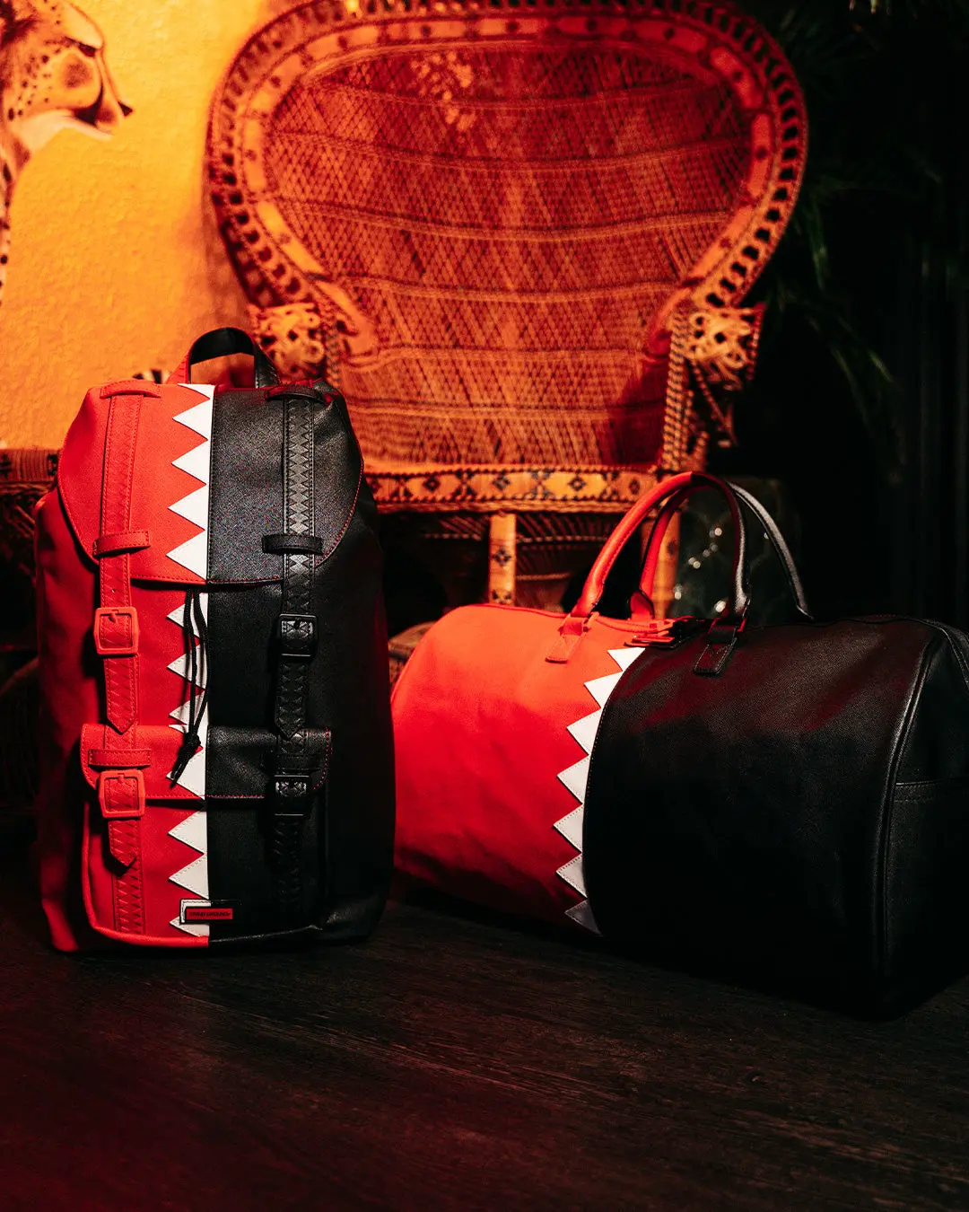 VERTICAL SHARK CUT & SEW HILLS BACKPACK - Image 4