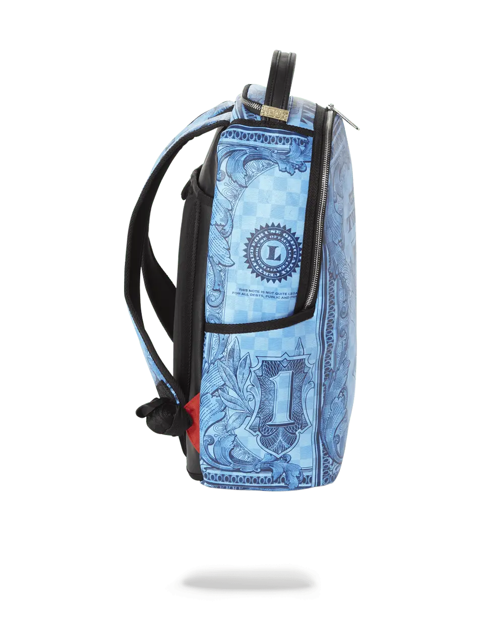 IN GOD WE TRUST BLUE BACKPACK (ONE OF ONE) - Image 4