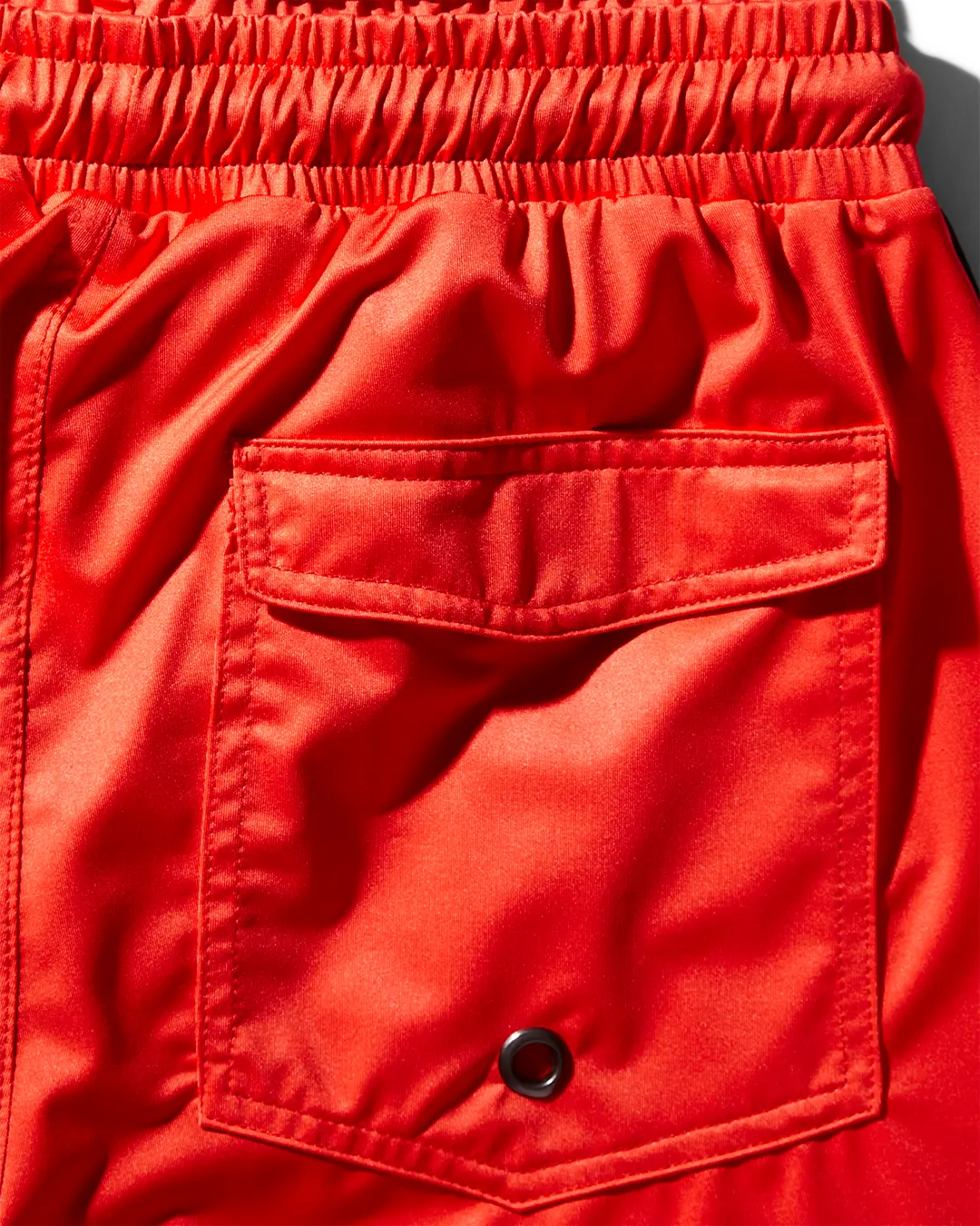 KIDS JAPAN WAVE SWIM TRUNKS (RED) - Image 3