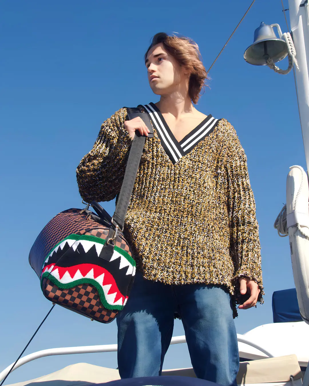 ROMEO AIR ITALIA SHARK DUFFLE - Image 2