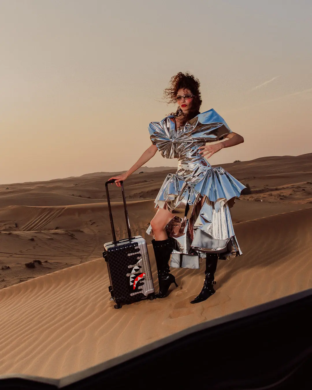 CHROME SPECTRE CARRY-ON LUGGAGE - Image 2