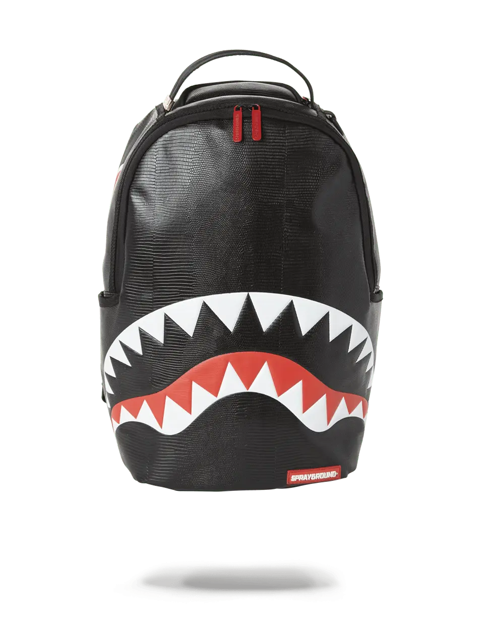 BLACK REPTILE SHARK BACKPACK (ONE OF ONE)