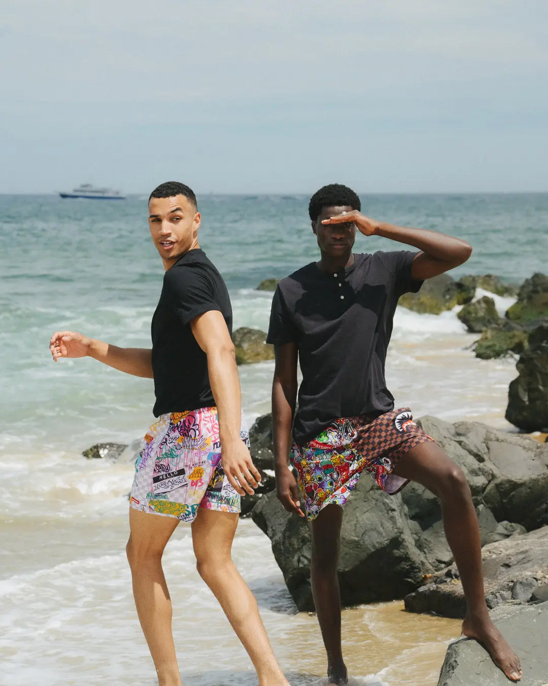 STICKER CREW SWIM SHORTS - Image 7