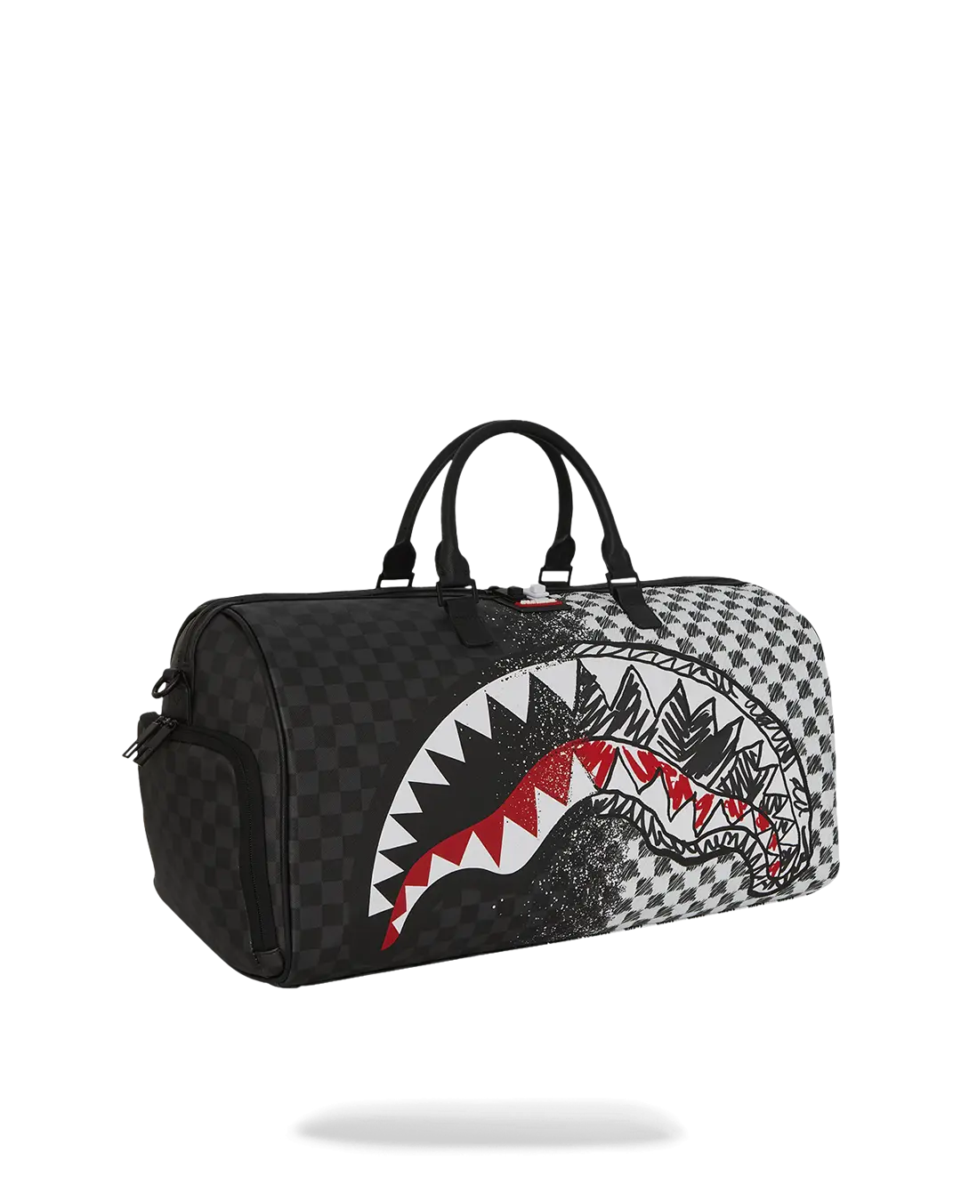 SCRIBBLE DRIBBLE CHECK DUFFLE - Image 3