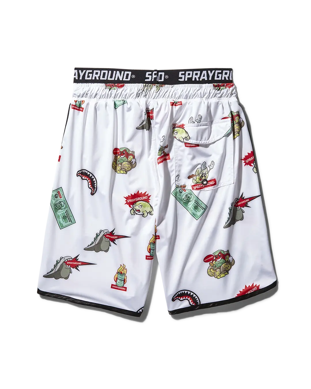 PATCH ALL-IN CORTO SWIM TRUNKS (WHITE) - Image 2