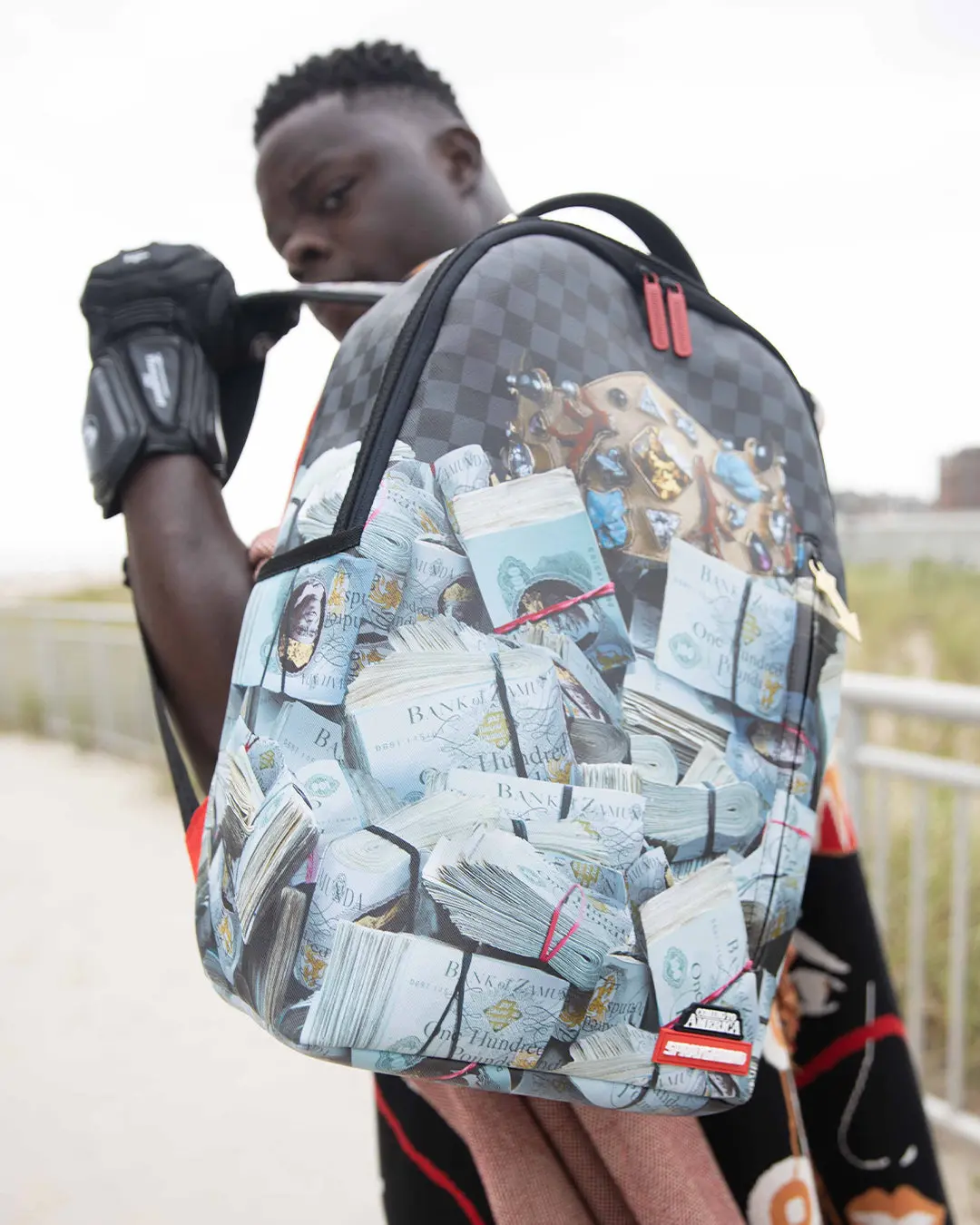 BANK STACKS OF ZAMUNDA COMING 2 AMERICA BACKPACK - Image 6
