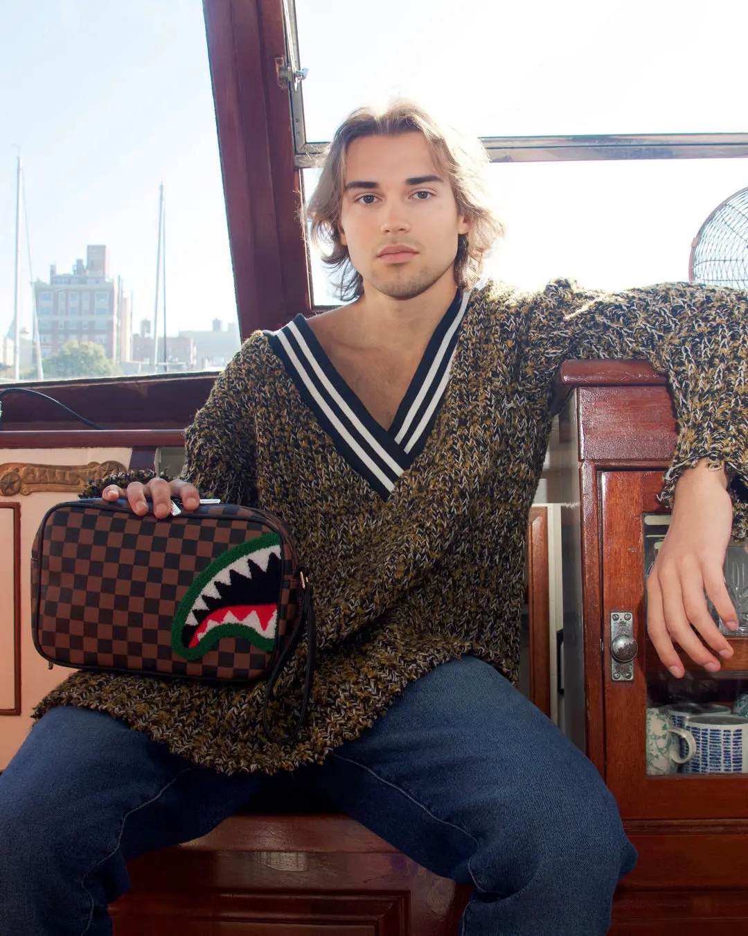 ROMEO AIR ITALIA SHARK TOILETRY BAG - Image 2