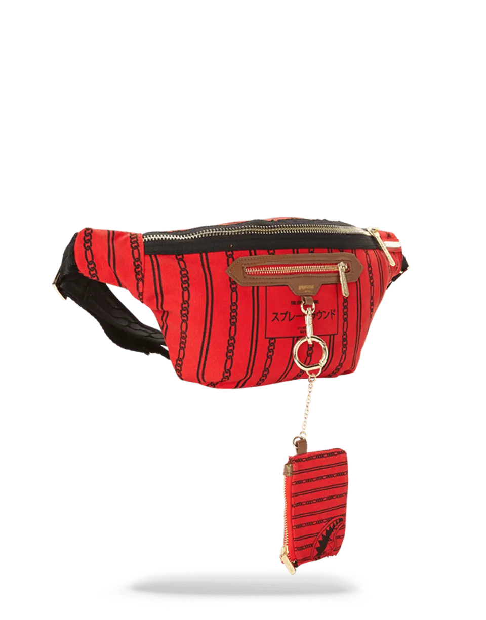 REVERSE SHARKS IN PARIS CROSSBODY (RED) - Image 3