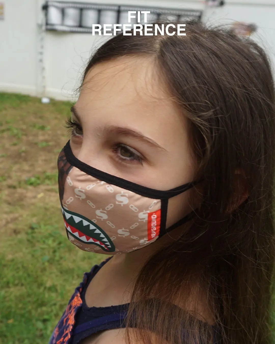 KIDS FORM FITTING MASK: CANDY SHARK - Image 5
