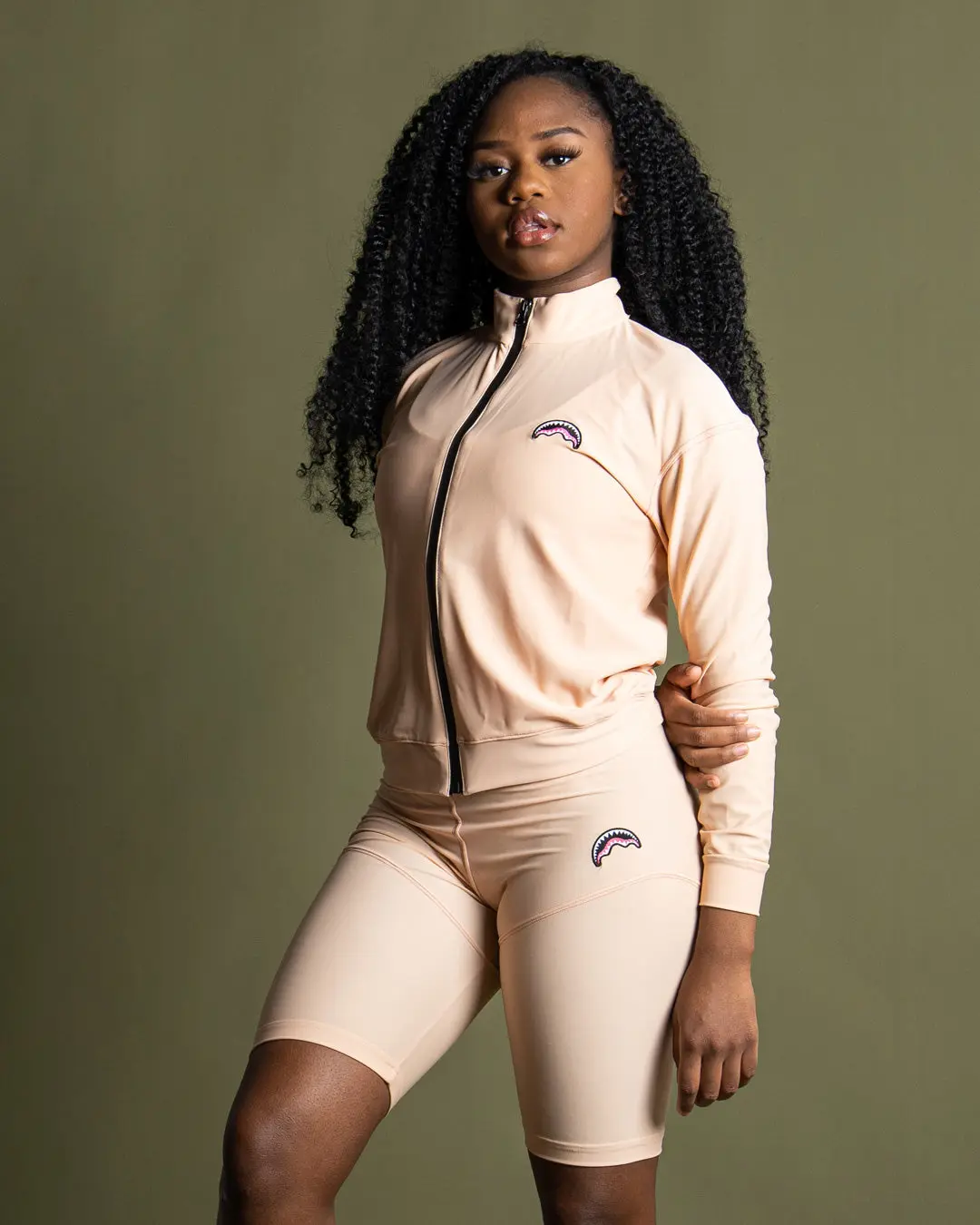 SHARK SLIM JACKET (SAND) - Image 8