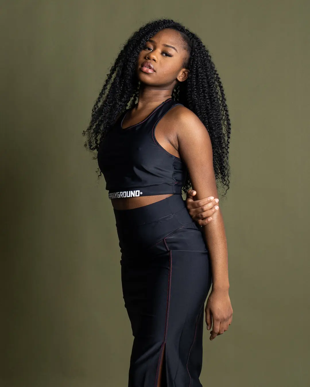 LONGUETTE SKIRT (BLACK) - Image 8