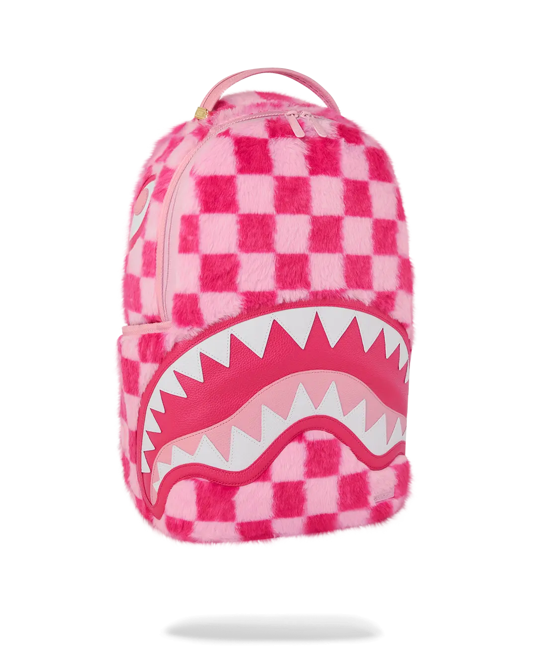 FURZILLA SHARK (PINK CHECK) BACKPACK - Image 5