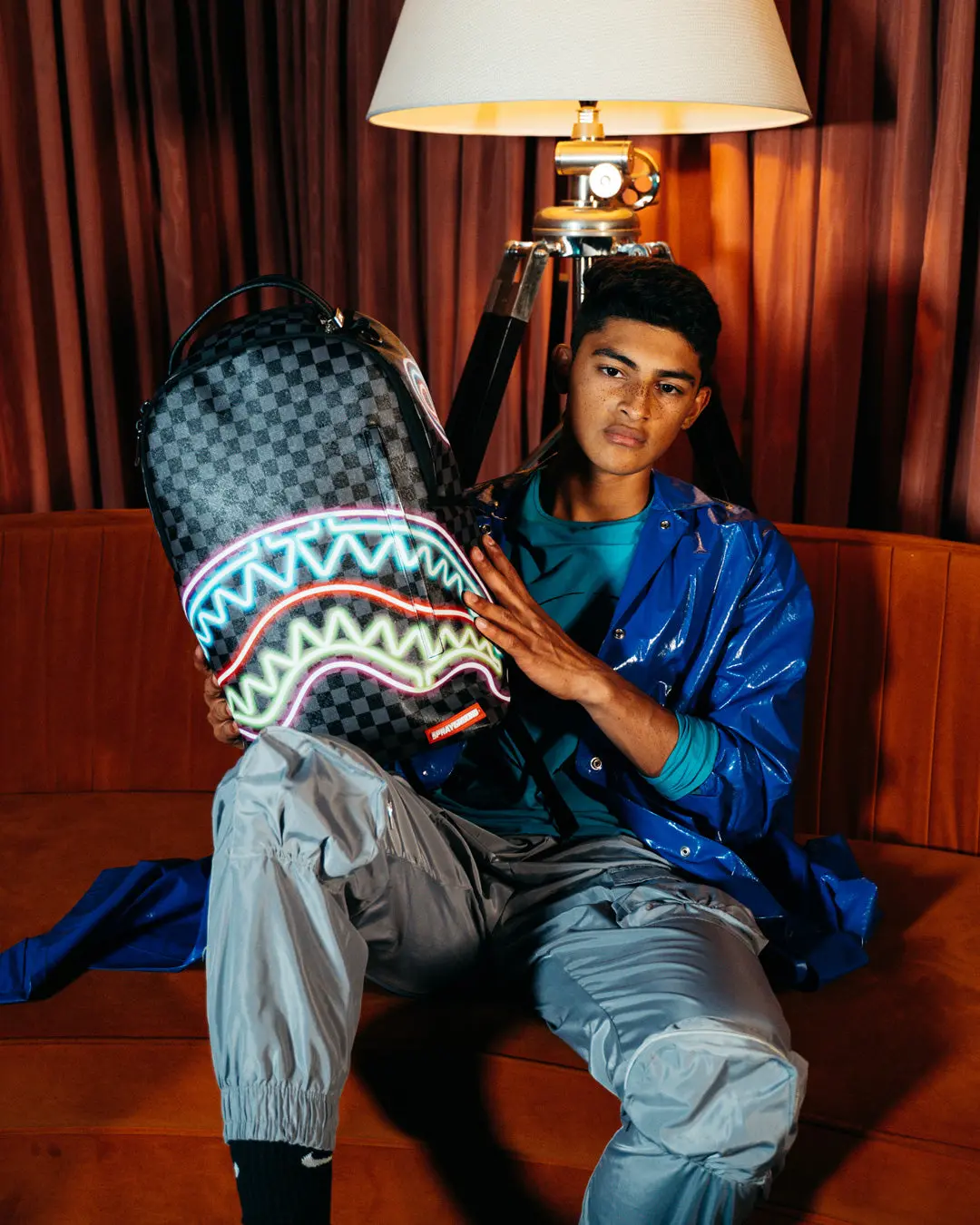 SHARKS IN PARIS GLOW BACKPACK (DLXV) - Image 6