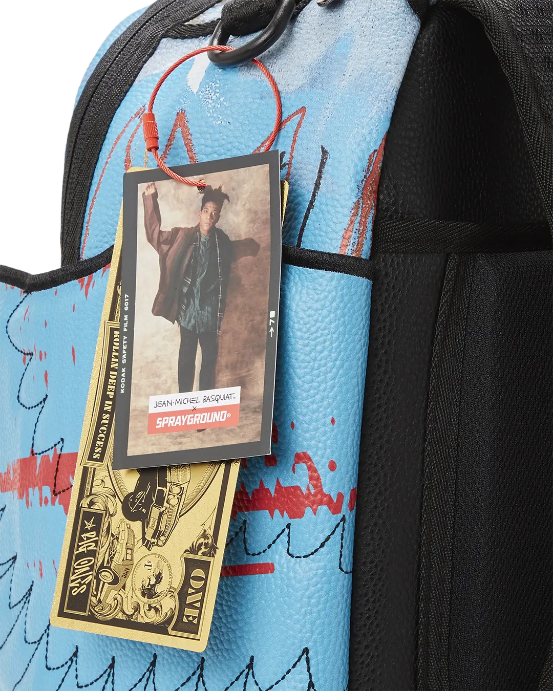 OFFICIAL BASQUIAT UNTITLED (FALLEN ANGEL) 1981 WING BACKPACK (DLXV) - Image 14