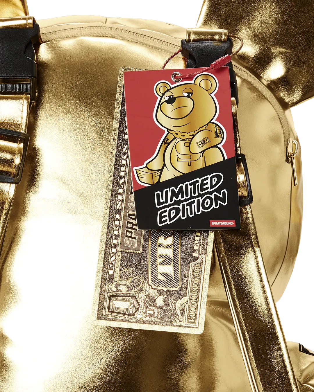 GOLD RUSH MONEYBEAR TEDDYBEAR BACKPACK - Image 12