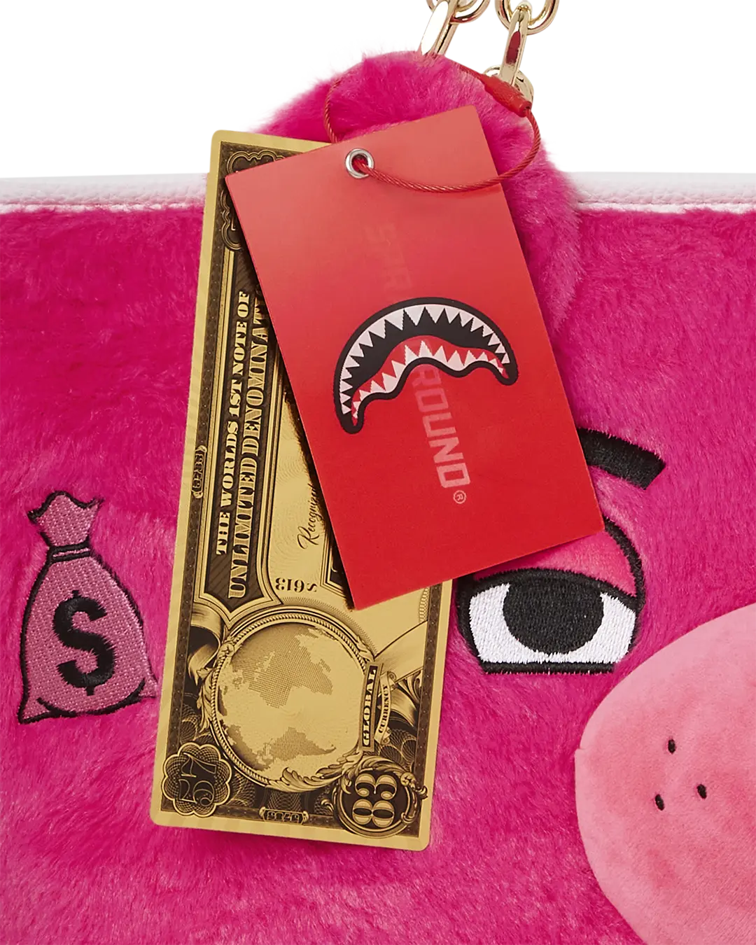 PLUSH MONEYBEAR TOTE (PINK) - Image 13