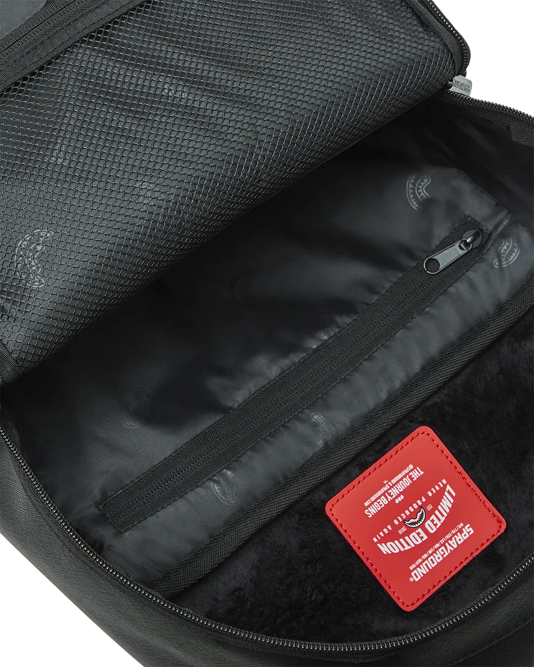 SHARK CENTRAL (BLK ON BLK) BACKPACK (DLXV) - Image 10