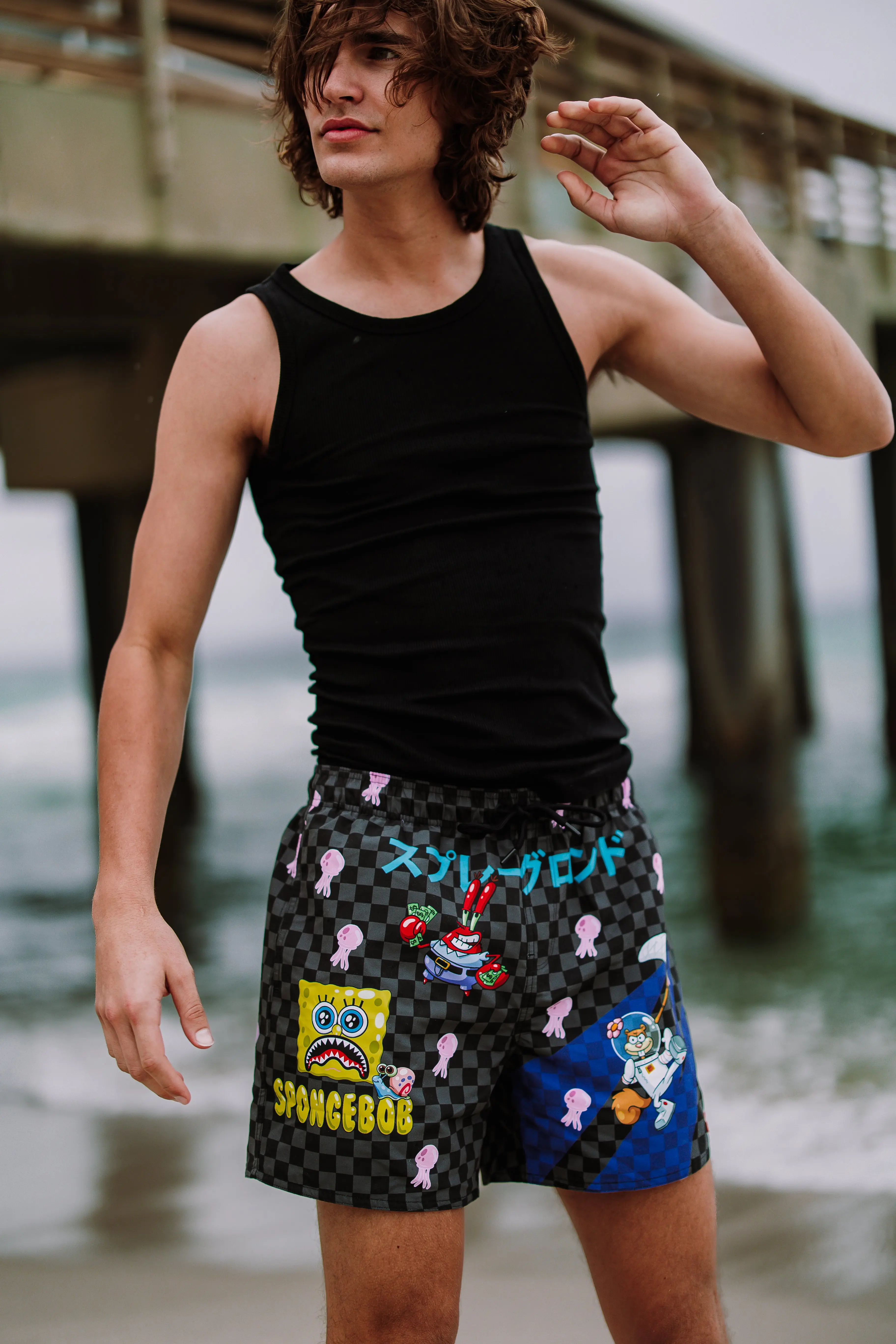 SPONGEBOB TOKYO BUBBLE SWIM SHORTS - Image 4
