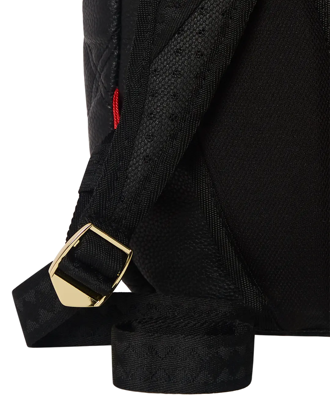 NOIR QUILT GOLD CHAIN SHARK BACKPACK (DLXV) - Image 16