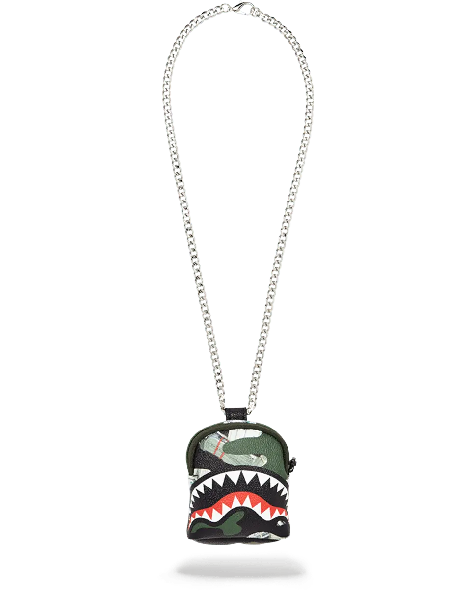 CAMO MONEY SHARK BACKPACK CHAIN