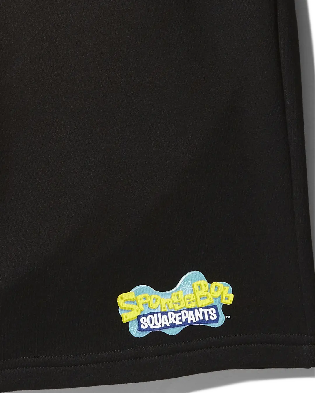 SPONGEBOB KNIT SHORTS (BLACK) - Image 3