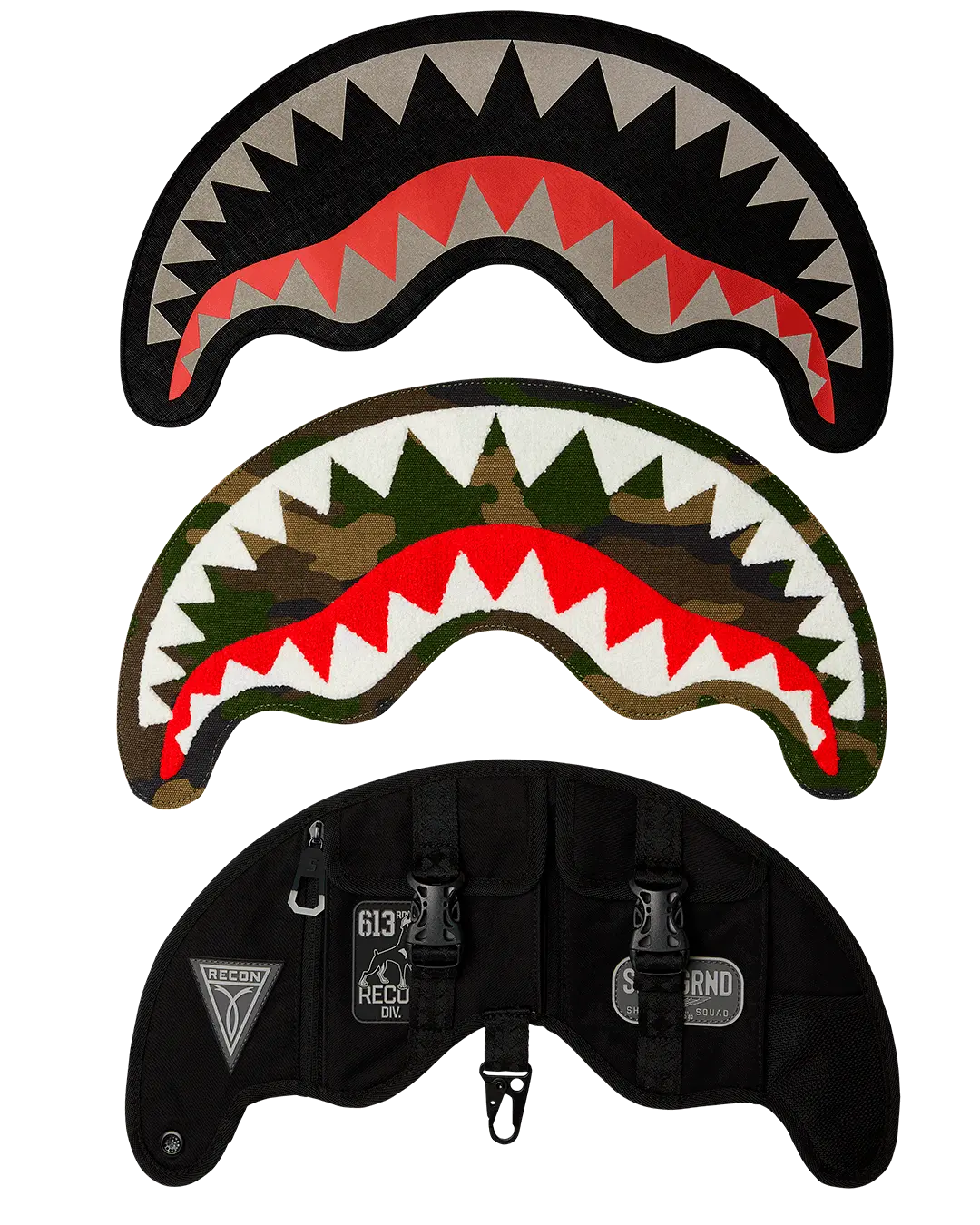 VELCRO SHARK - 3 INTERCHANGEABLE SHARKS BACKPACK (DLXV) - Image 20