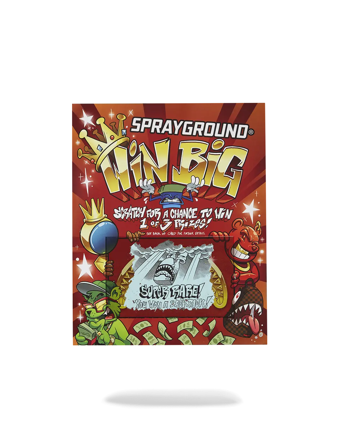 SPRAYGROUND SCRATCH OFF PLAYING CARD - WIN A BACKPACK, MONEYBEAR OR LUGGAGE! - Image 7
