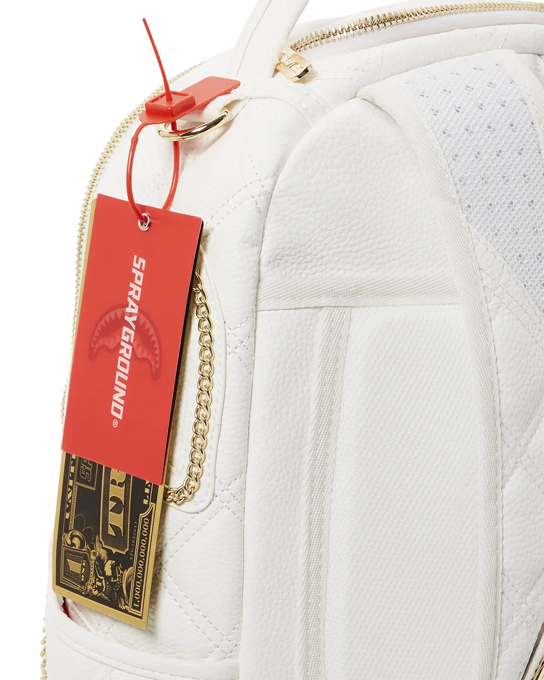 RIVIERA LE BLANC GOLD CHAIN SHARK BACKPACK (DLXV) - Image 15