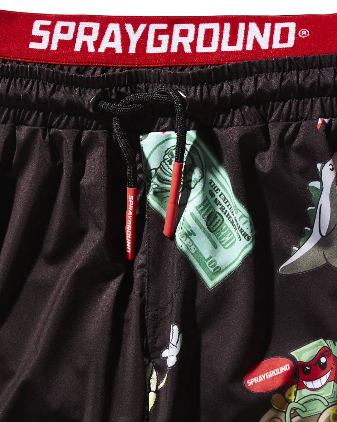 KIDS PATCH ALL-IN SWIM TRUNKS (BLACK) - Image 3