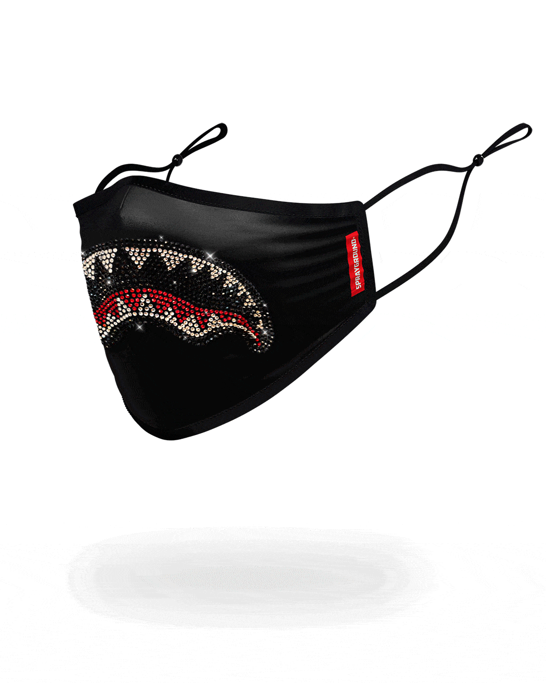 ADULT TRINITY SHARK FORM FITTING FACE MASK - Image 2
