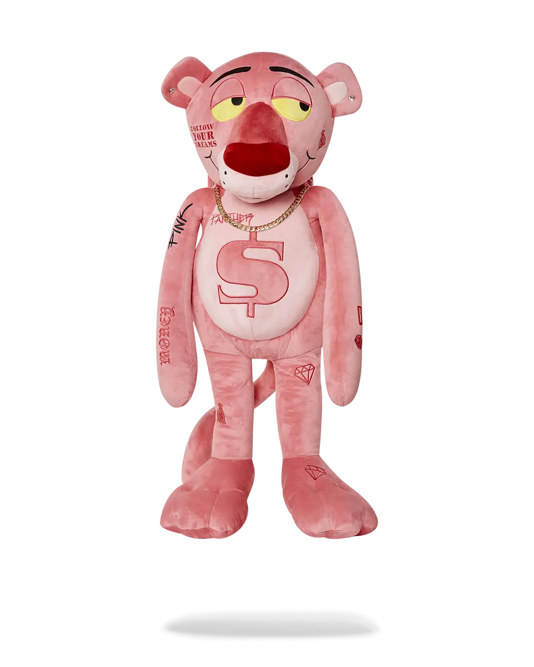 PINK PANTHER UP TO NO GOOD TEDDY BEAR BACKPACK