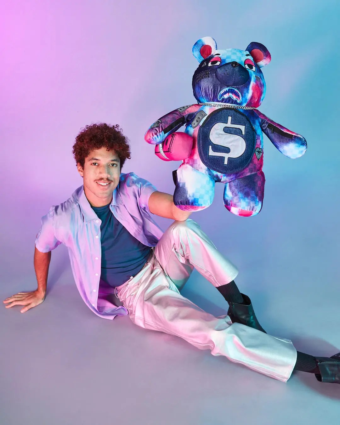 SHARKCLUB ELECTRONICA MONEYBEAR TEDDYBEAR BACKPACK - Image 4