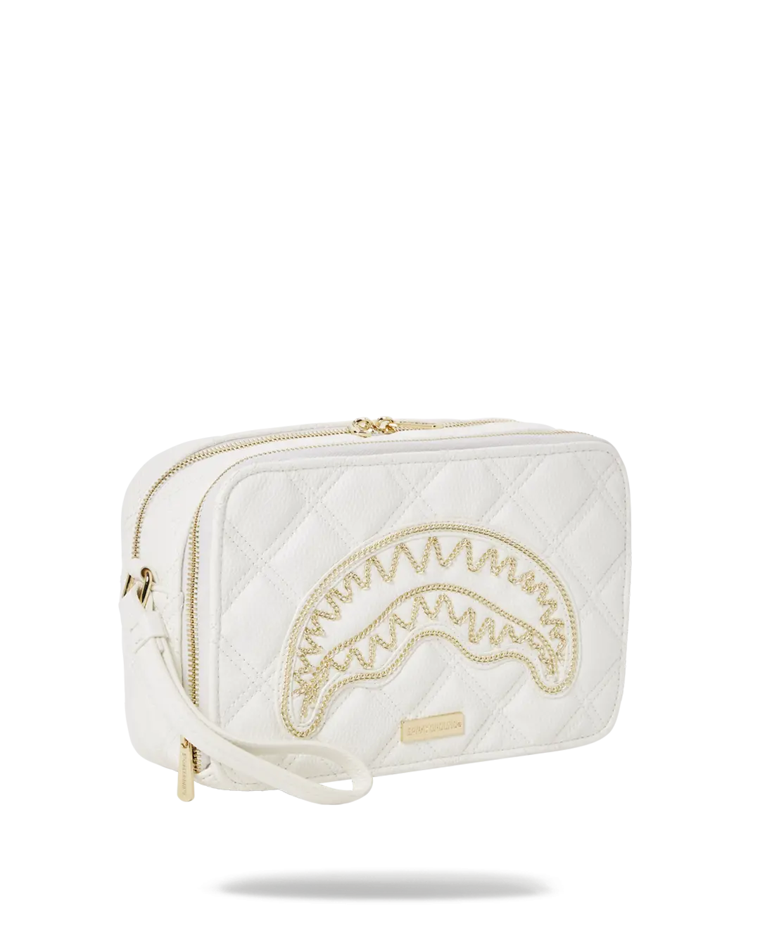 RIVIERA LE BLANC GOLD CHAIN SHARK TOILETRY BAG - Image 3