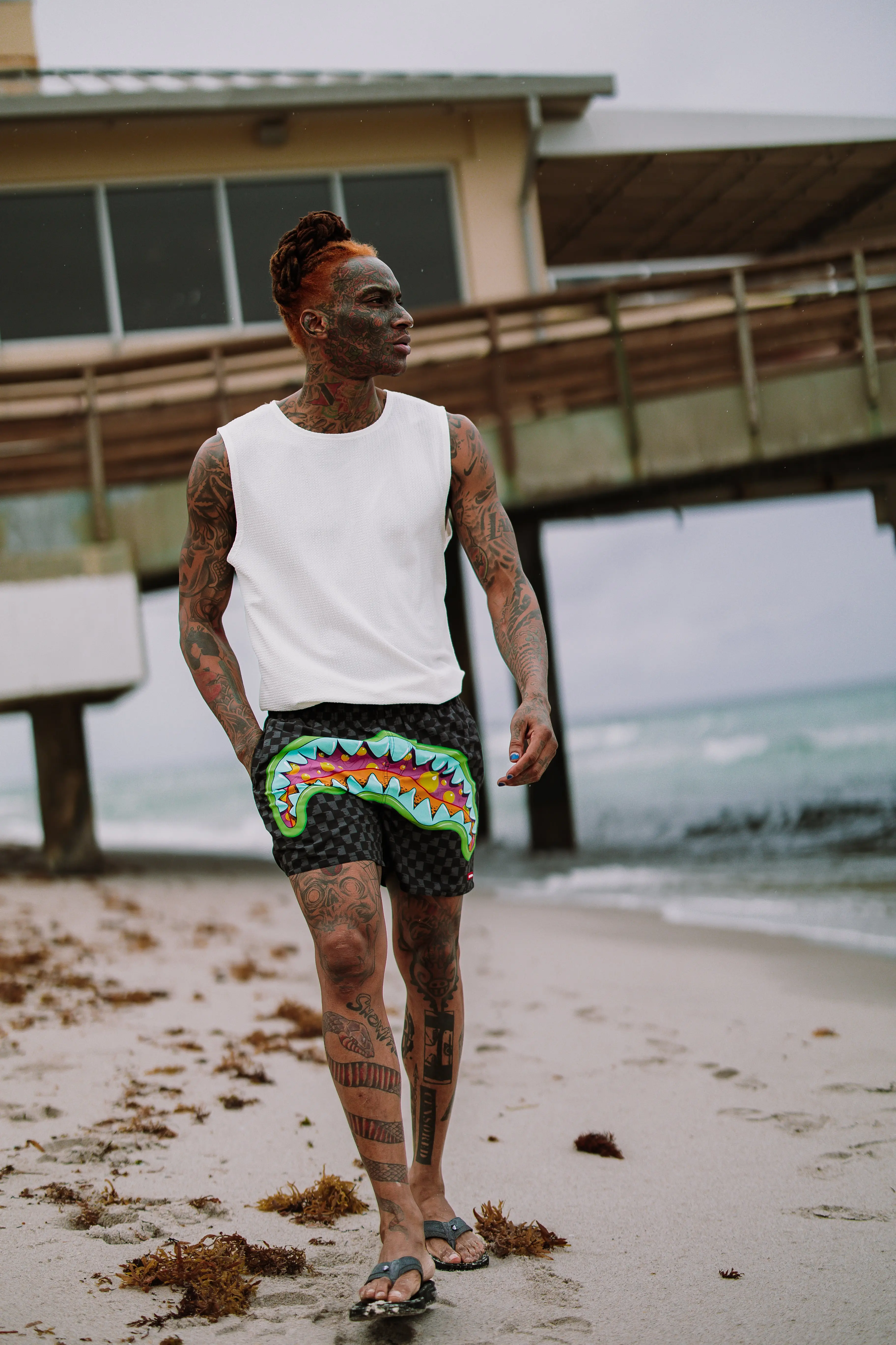 SLIME TAKEOVER SWIM SHORTS - Image 4