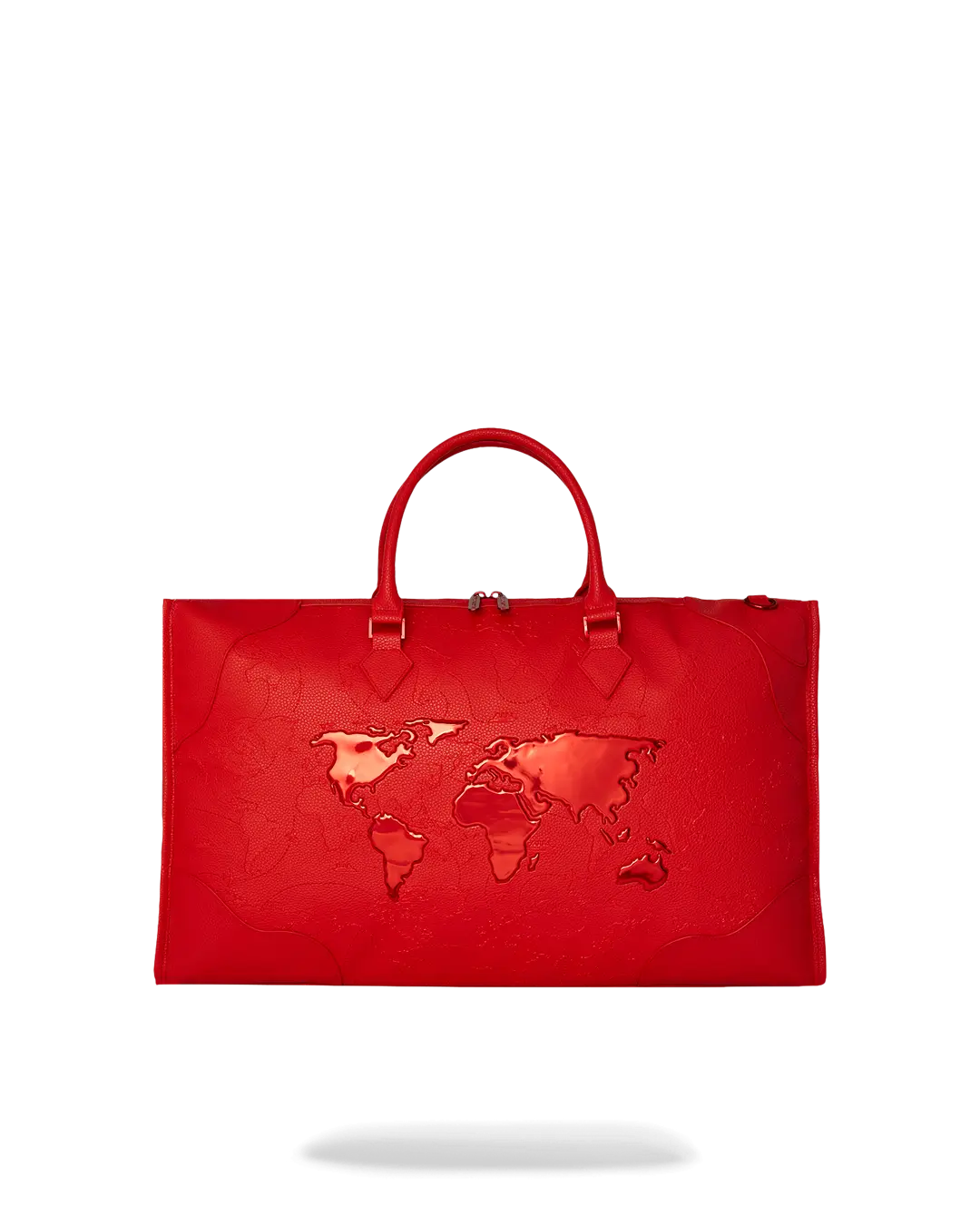 JAMES FIRST CLASS RUBY RED PYRAMID LARGE DUFFLE